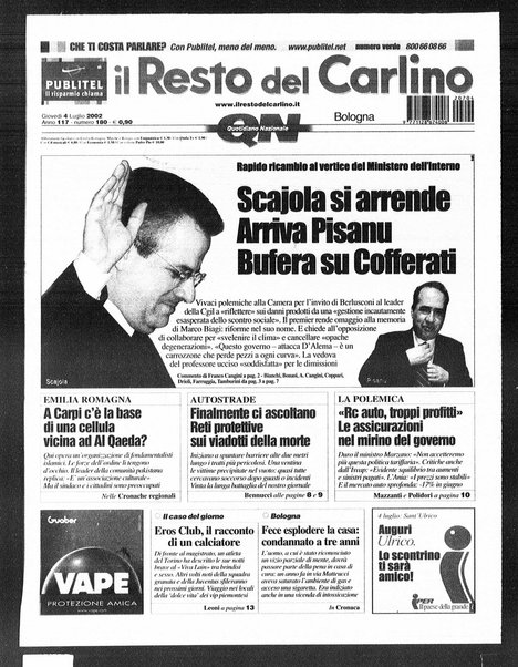 Il Resto del Carlino : giornale dell'Emilia